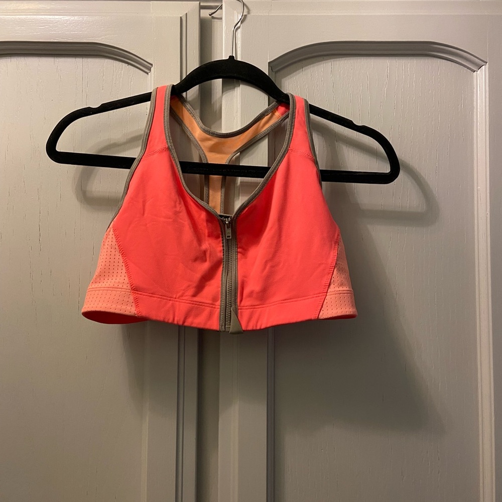 VSX Vibrant Pink Zip-Up Sports Bra